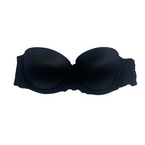 Black strapless WonderBra 36B